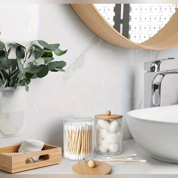 3 pc. Wooden Lid Storage Cup Set - Picture 8 of 8